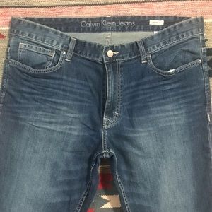 EUC Calvin Klein Men’s Jeans Slim Straight 36x34